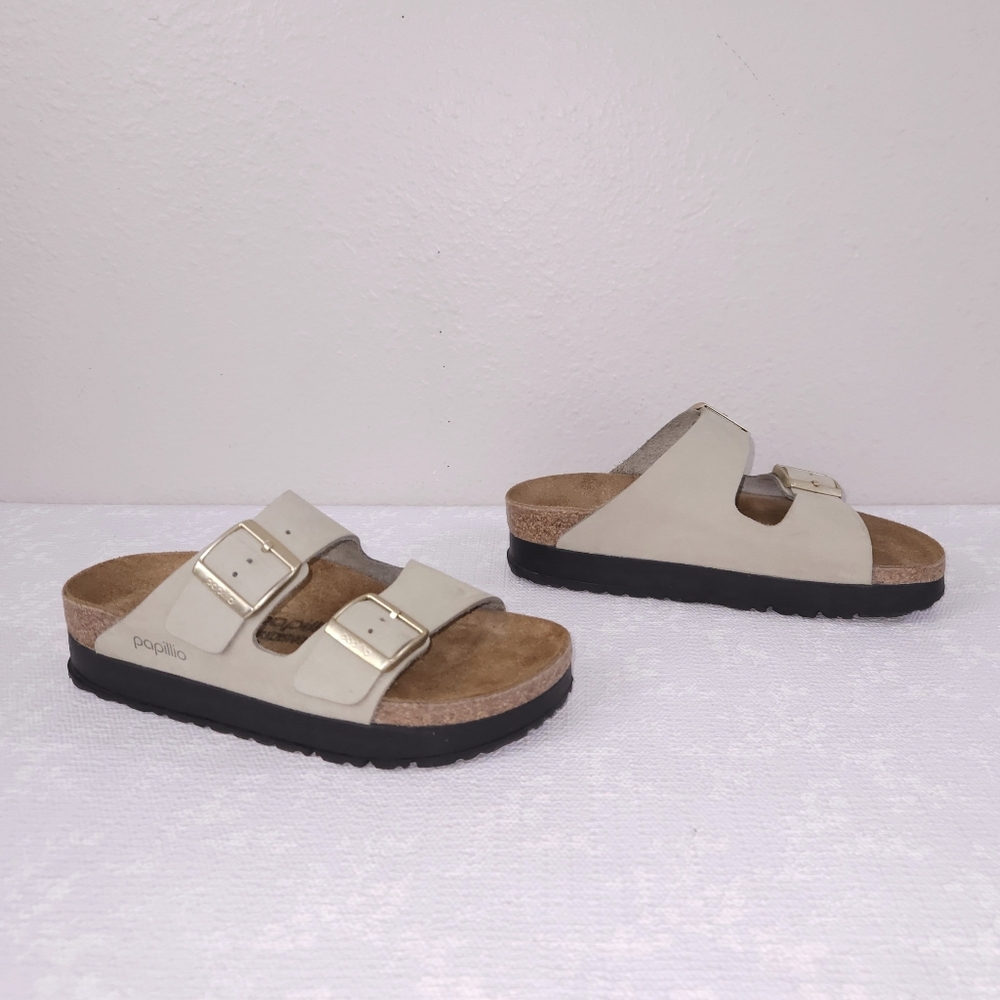 New! Birkenstock PAPILLO Arizona Flex Platform Sandals EU 37 - Picture 3 of 11